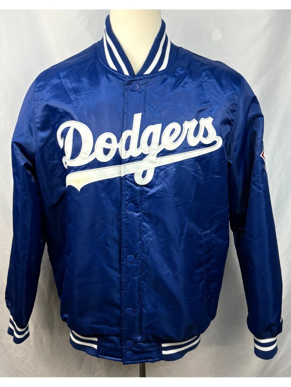 Los Angeles Dodgers Starter Men's Size L Satin Jacket 75th World Series